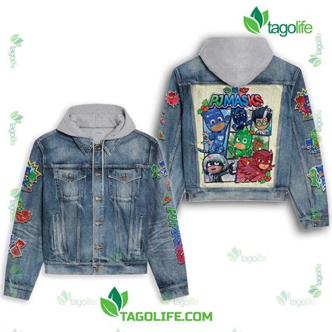 PJ Masks Christmas Jean Jacket Hoodie - Tagolife