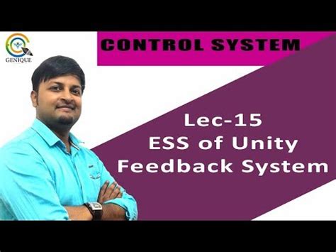Steady State Error for Unity Feedback System Video Lecture - Crash ...