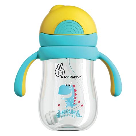 R for Rabbit Tritan Dino straw sipper | Available At The Mom Store