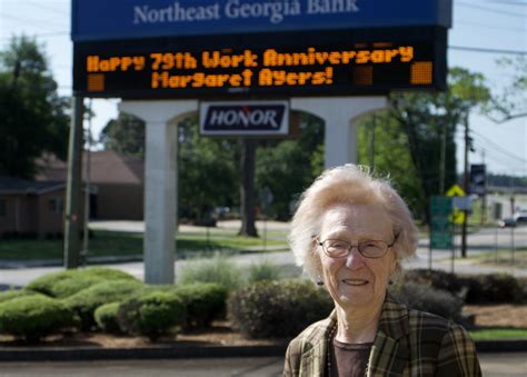 Northeast Georgia Bank celebrates Mrs. Margaret’s 79th work anniversary ...