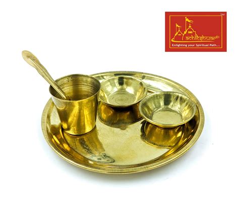 Laddu Gopal Brass Bhog Thali for Khana Ji Bhog – Achleshwar