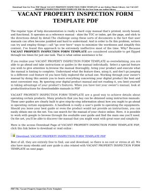 property inspection checklist template Forms - Fillable & Printable ...