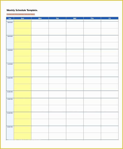 Weekly Work Schedule Template Free Download Of Work Schedule 14 Free Pdf Word Excel Documents ...