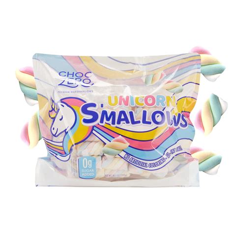 Amazon.com : ChocZero Unicorn Candy Marshmallow Twists - Sugar Free ...
