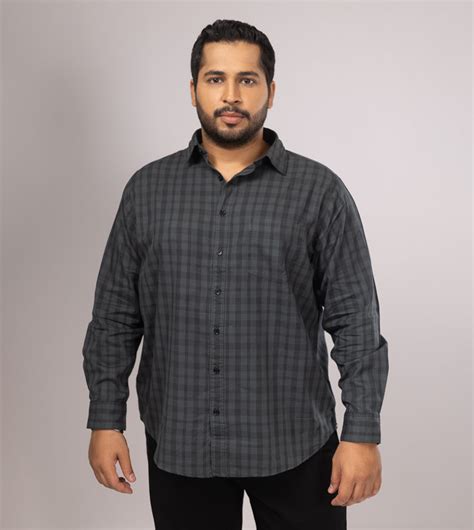 Plus Size Casual Shirt | 4XL - 10XL | 100% Cotton | Dark Green – Sizeupp