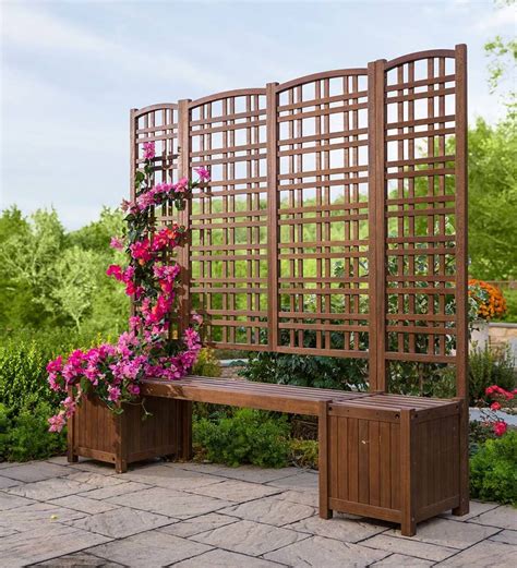 Stylish relaxation is easy with these Outdoor Eucalyptus Privacy Screen ...