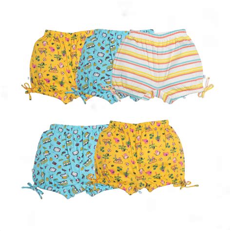 Unisex Bloomers Pack of 5 for Toddlers - SuperBottoms