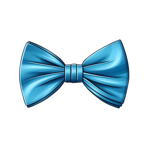 Blue bow tie clipart 3d illustration. AI Generated 25246330 PNG