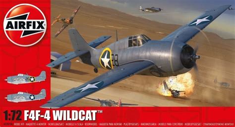 Buy Airfix F-4 Wildcat 1:72 WWII Us Military Aviation Plastic Model Kit ...