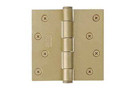 Emtek 9100 Steel Hinges (Pair) - SD - 4" x 4" Square Corners - 910144 ...
