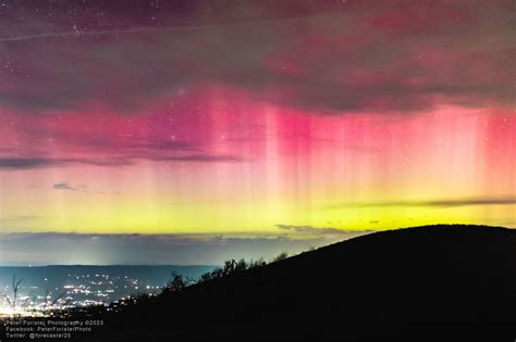 Stunning aurora paints night sky over Shenandoah Valley in Virginia