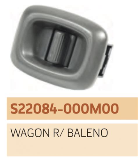 UNO MINDA S22084 Power Window Switch Single Wagon R / Zen Estilo (Grey ...