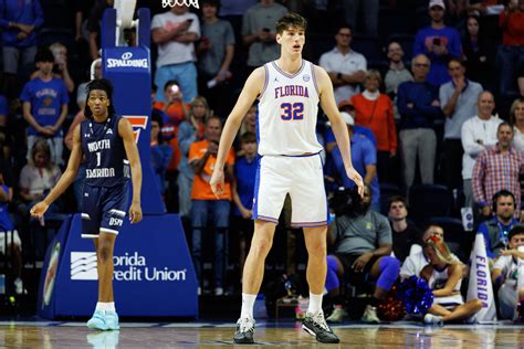 Florida basketball's Olivier Rioux makes NCAA history as tallest player ...