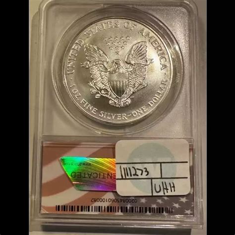 1997/1996 Silver Eagles ANACS MS-70 Pre-Strike Silver Eagle - Bob Paul ...