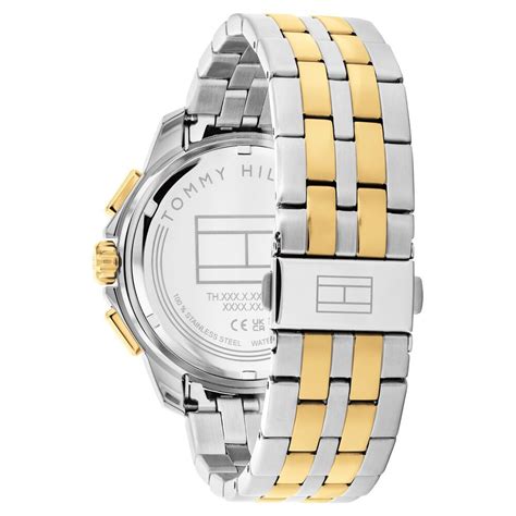 Tommy Hilfiger Quartz Multifunction Grey Dial Two Toned Stainless Stee ...