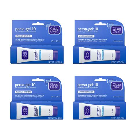 Buy Clean & Clear PersaGel 10 Acne Medication Spot with Maximum ...