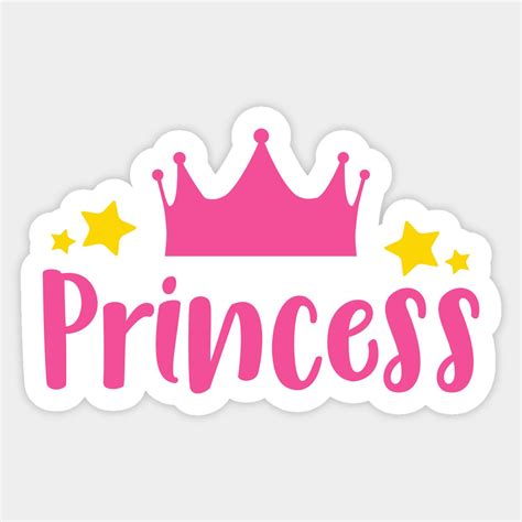 Princess, Little Princess, Crown, Stars by sitnica | Princess sticker ...