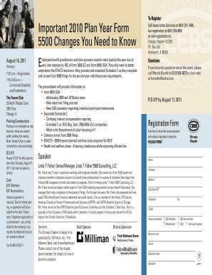 Fillable Online iscebs Important 2010 Plan Year Form 5500 Changes You ...