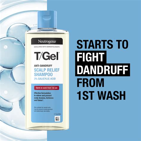 NEUTROGENA® T/GEL ANTI-DANDRUFF SCALP RELIEF SHAMPOO FOR ITCHY, FLAKY SCALP