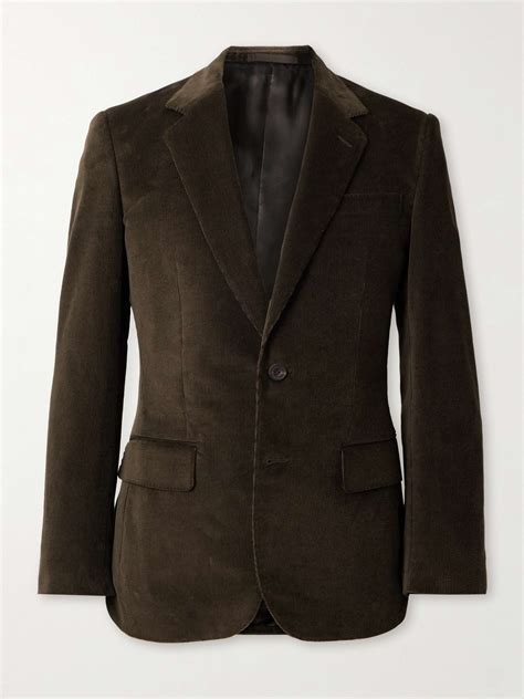 KINGSMAN Slim-Fit Cotton-Blend Corduroy Blazer for Men | MR PORTER