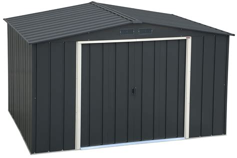 Buy Duramax ECO 10 x 8 Hot-Dipped Galvanized Metal Garden Shed - Tool ...