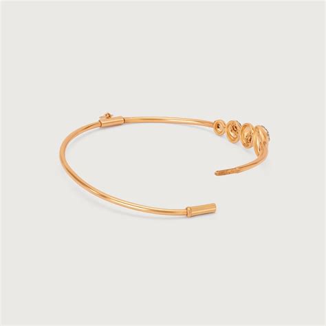 Moon Dance 14KT Diamond Bangle