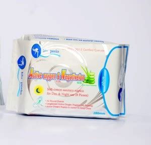 blu peeks Rash free Organic Herbal Anion Sanitary Pads Sanitary Pad ...
