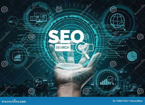 SEO Search Engine Optimization Business Concept Stock Photo - Image of ...