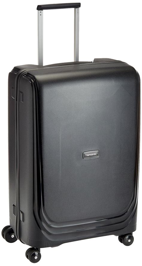 Samsonite Optic Spinner Polypropylene 69 cms Metallic Black Hard Sided ...