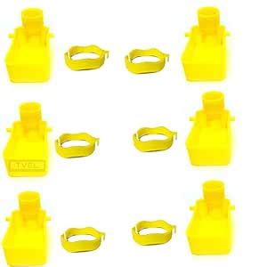 TVEL - Birds Feeding Cup | (Pack of 6) Birds Food Feeder Connect with ...