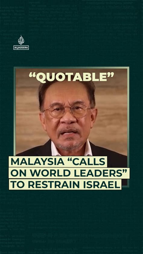 Malaysia “calls on world leaders” to restrain Israel
