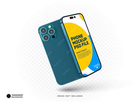 Premium PSD | Psd realistic iphone 15 pro max 3d smartphone screen ...