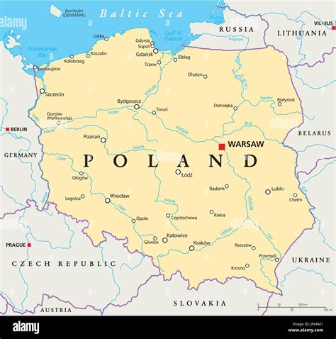 Poland Map Of Europe