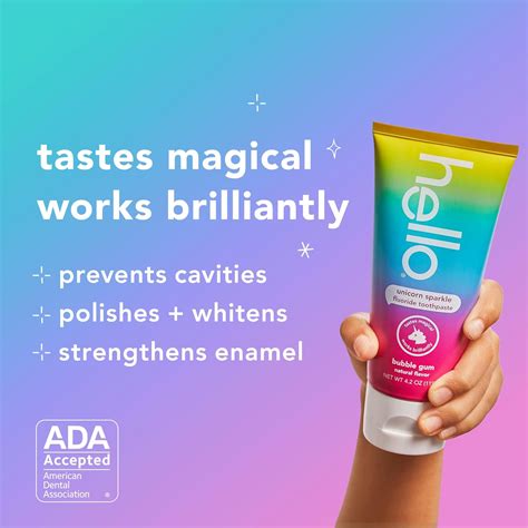 hello Unicorn Sparkle Kids Toothpaste with Fluoride, India | Ubuy