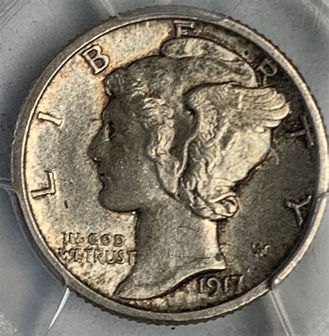 1917-D Mercury Dime, MS62FB PCGS (6437) - For Sale, Buy Now Online ...