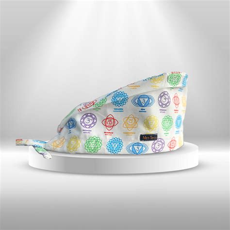 7 Chakras pure white: Unisex Printed Scrub Cap – Med Togs Healthcare ...
