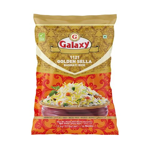 Galaxy Golden 1121 Golden Sella Basmati Rice, Aromatic Authentic Aged ...