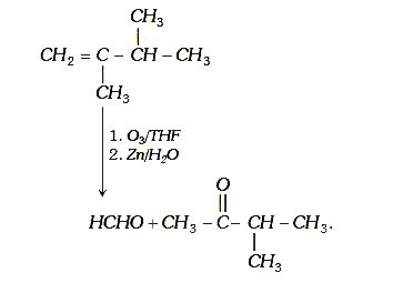 The major products obtained during ozonolysis of 2,3-dimethyl-1-butene ...