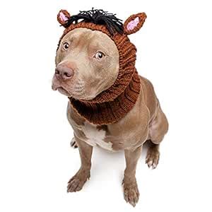 Buy Zoo Snoods - The Original Knit Horse Dog Snood (Size: Large) Online ...
