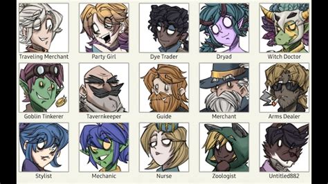Don't Starve inspired NPC portraits Texture Pack for Terraria ...