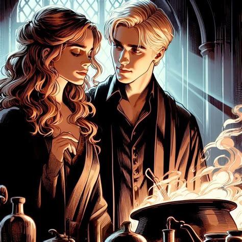 9 Dramione ideas in 2025 | dramione, dramione fan art, draco and hermione