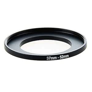 PRAV® 3X(Camera Lens Filter Step Up Ring 37mm to 52mm Adapter Black ...