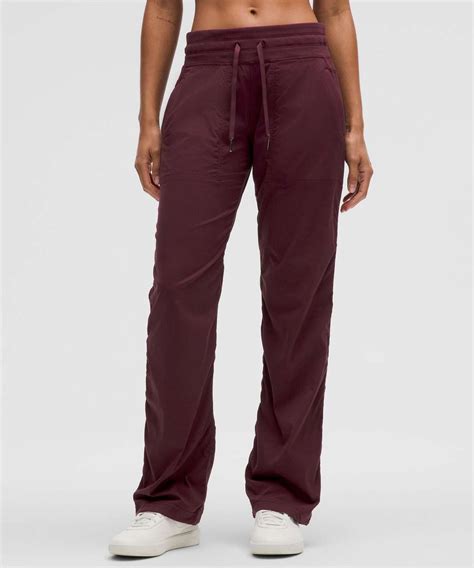 Lululemon Dance Studio Mid-Rise Pant *Regular - Garnet - lulu fanatics