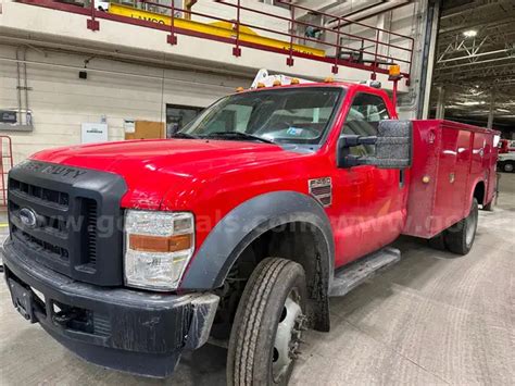 2010 Ford F-450 with utility box and crane | GovDeals