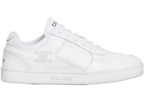 CELINE CT-10 TRAINER LOW OPTIC WHITE WOMENS