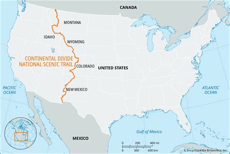 Continental Divide National Scenic Trail | Map, Description, History ...