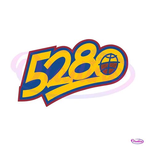 Retro 5280 Denver Nuggets Basketball SVG Cricut Files - Oladino