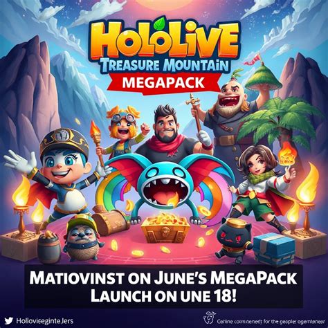 Hololive Treasure Mountain MegaPack Launching on June 18 : LevelUpTalk