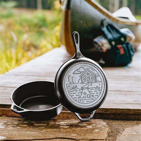 Naczynie żeliwne - 2 elementy - COMBO, CABIN Wanderlust / Lodge | home&you