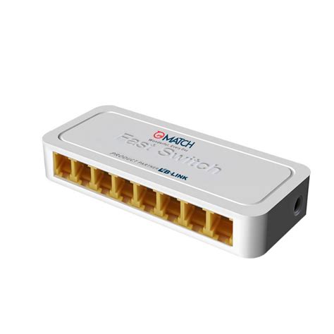 8 Port Ethernet Switch 10/100Mbps | Match LB-Link – Match Digisol